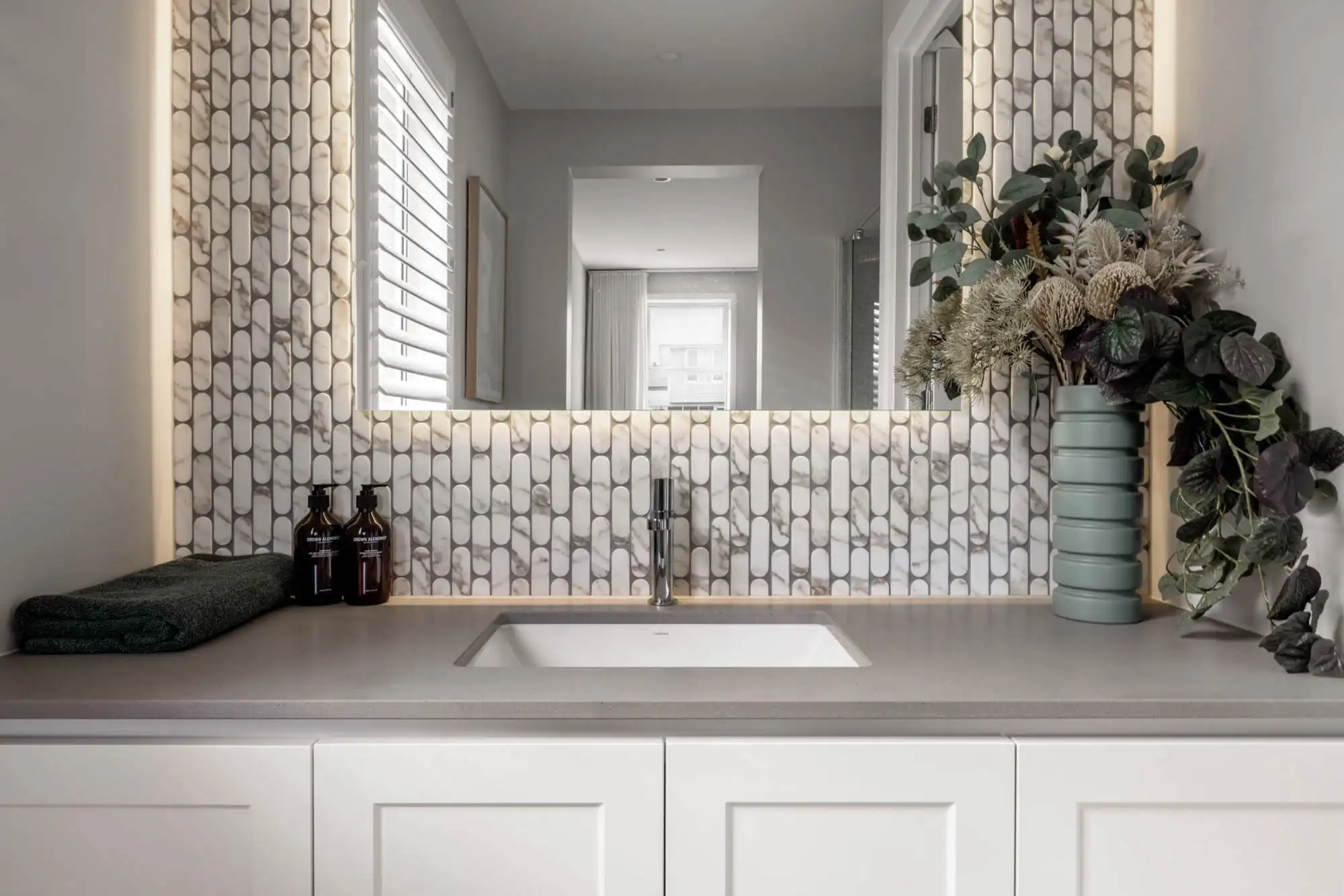 coastal mosaic tiling design