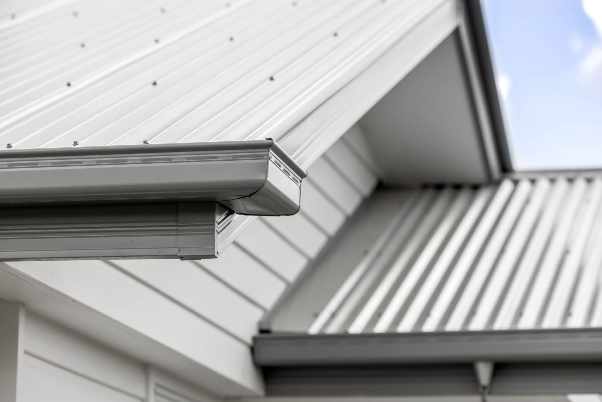 A close-up image of a roof as part of Simonds Riverway 26 home design.